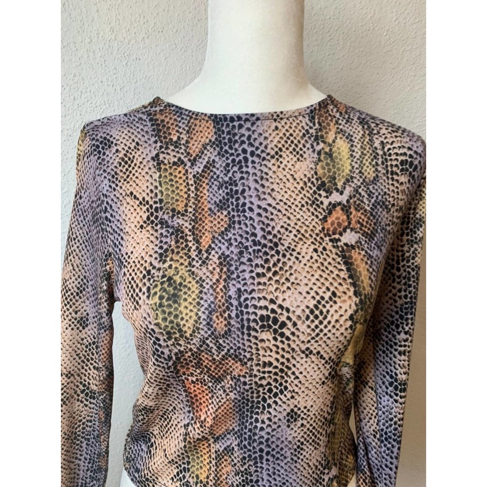 ASOS Multi-Colored Snakeskin Top - Picture 4 of 7